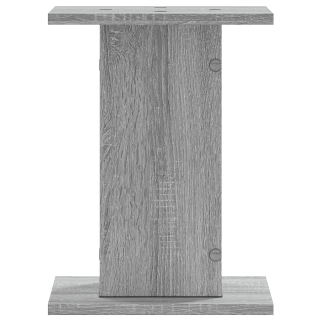 Plantestativer 2 Stk Grå Sonoma 30X30X40 Cm Konstruert Tre