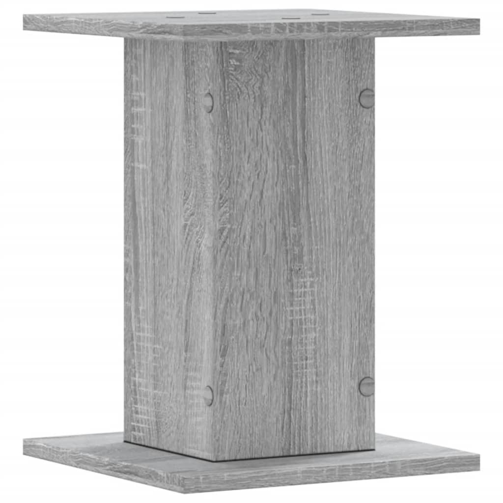 Plantestativer 2 Stk Grå Sonoma 30X30X40 Cm Konstruert Tre