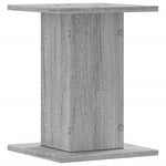 Plantestativer 2 Stk Grå Sonoma 30X30X40 Cm Konstruert Tre