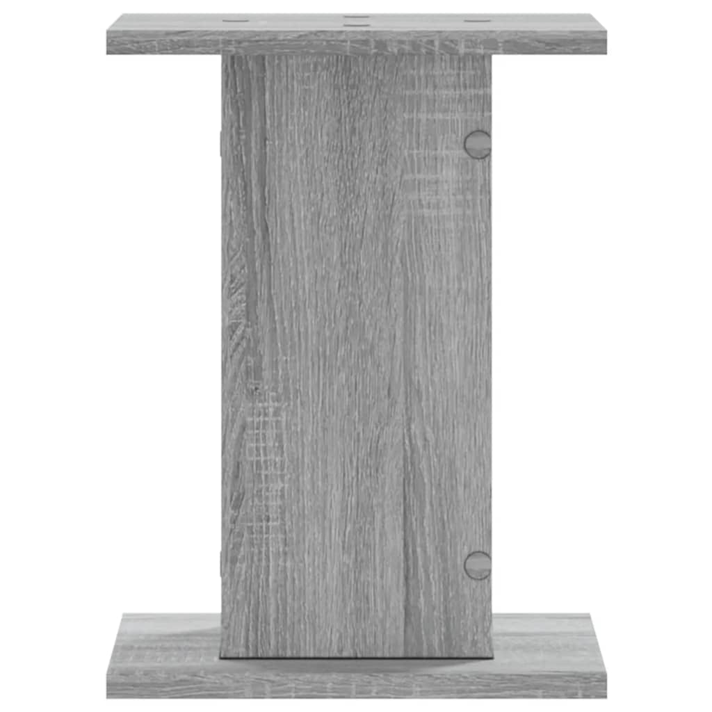Plantestativer 2 Stk Grå Sonoma 30X30X40 Cm Konstruert Tre