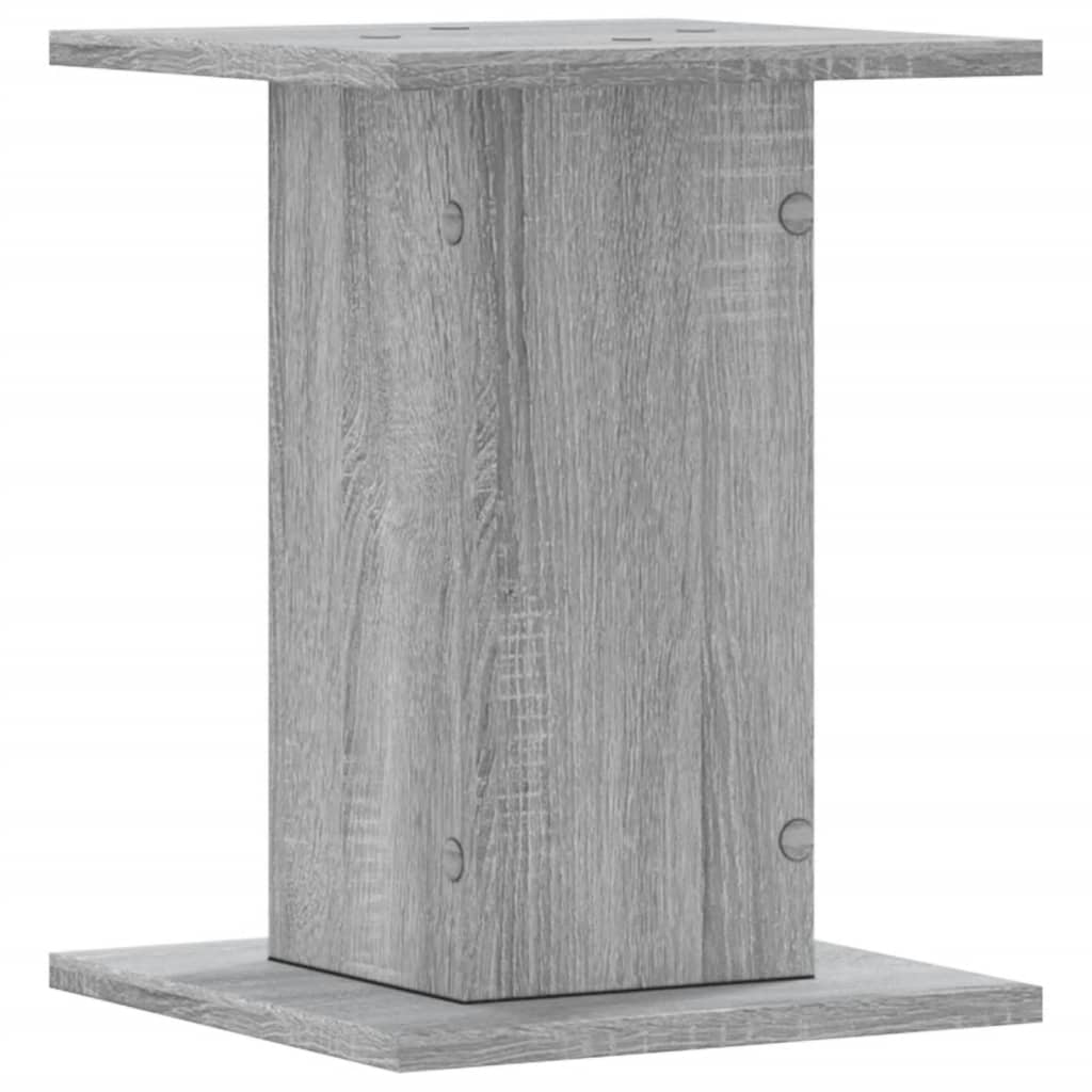 Plantestativer 2 Stk Grå Sonoma 30X30X40 Cm Konstruert Tre