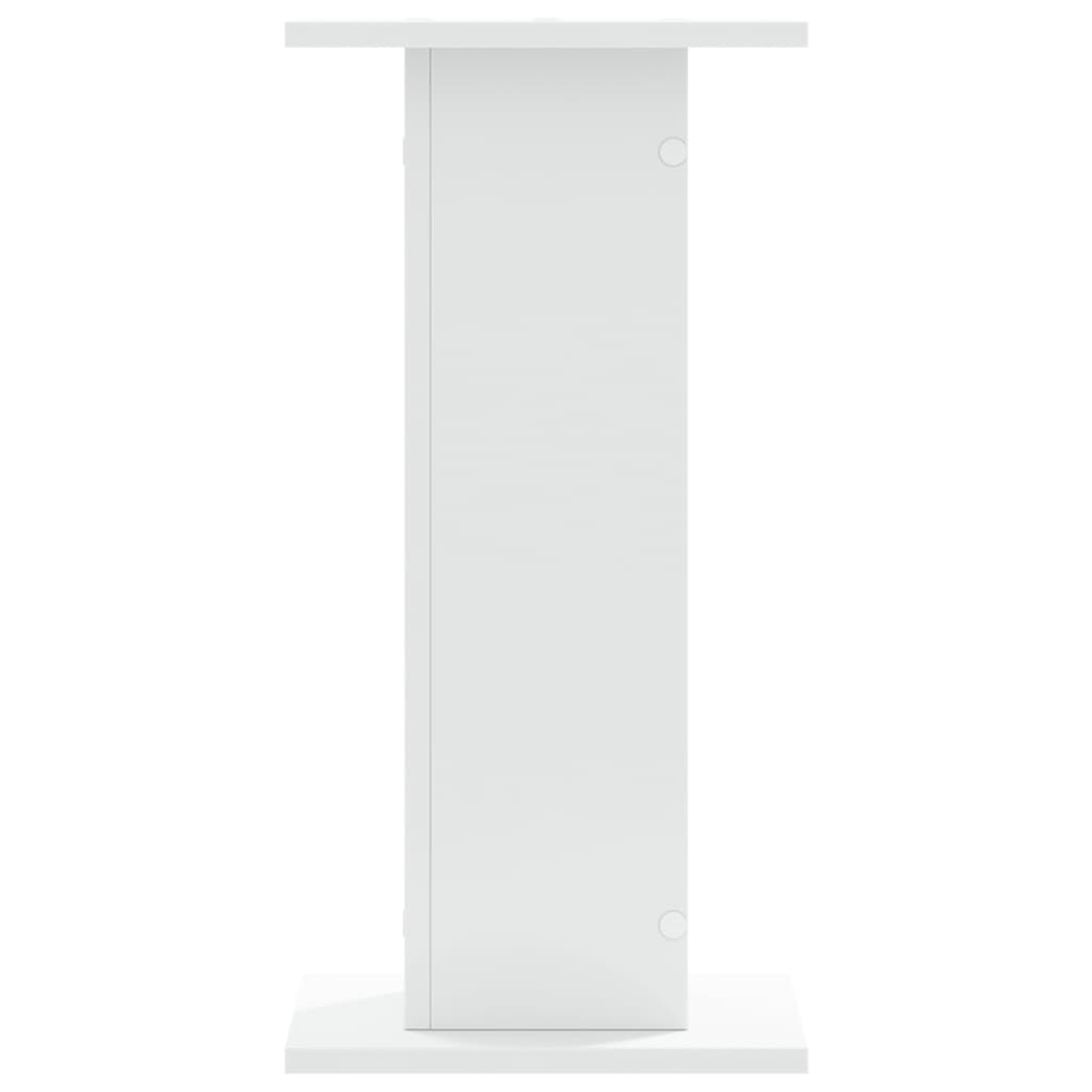 Plantestativer 2 Stk Hvit 30X30X60 Cm Konstruert Tre