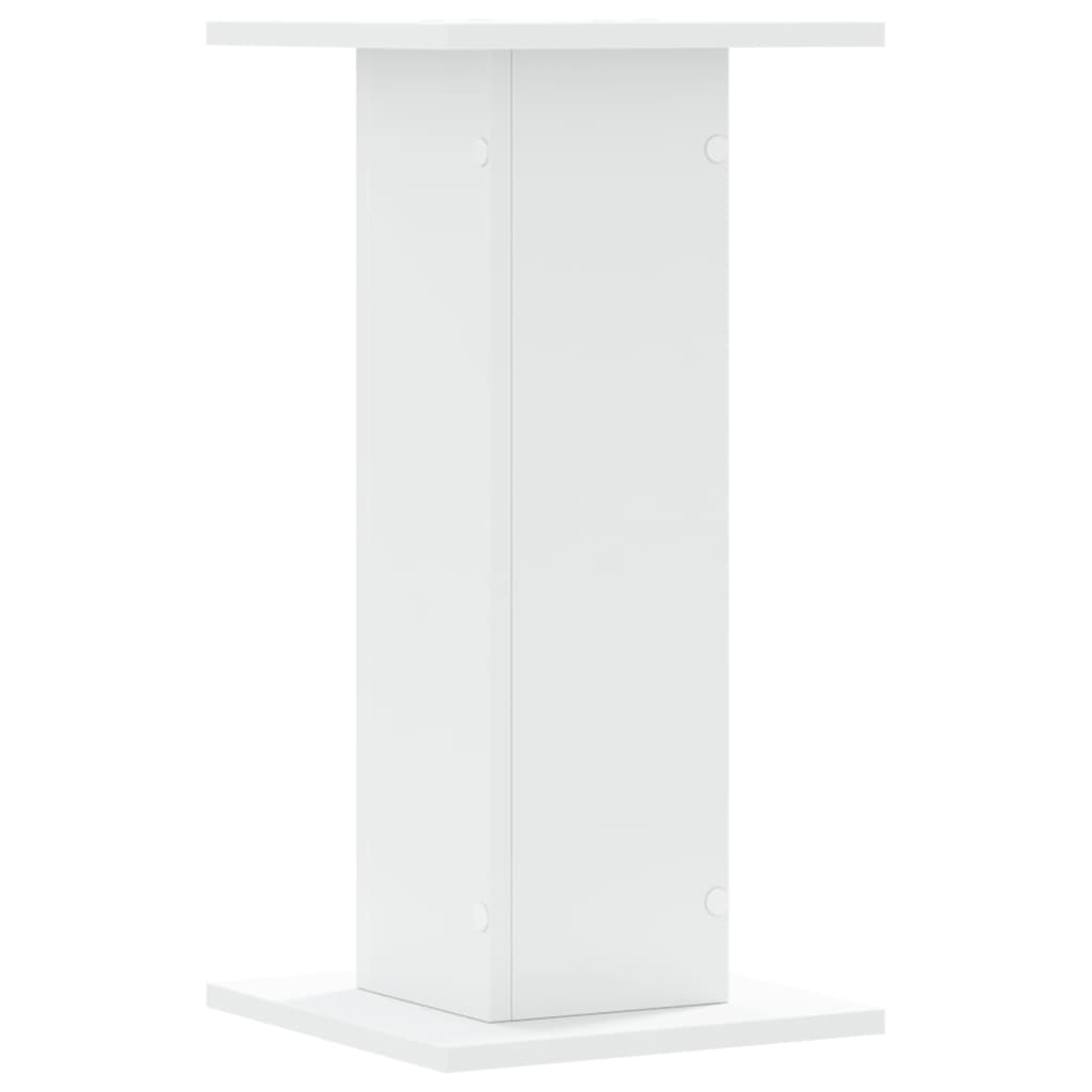 Plantestativer 2 Stk Hvit 30X30X60 Cm Konstruert Tre