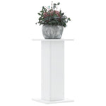 Plantestativer 2 Stk Hvit 30X30X60 Cm Konstruert Tre