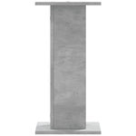 Plantestativer 2 Stk Betonggrå 30X30X60 Cm Konstruert Tre