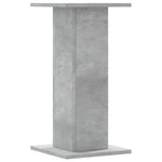 Plantestativer 2 Stk Betonggrå 30X30X60 Cm Konstruert Tre