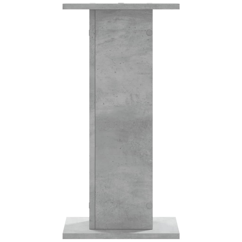 Plantestativer 2 Stk Betonggrå 30X30X60 Cm Konstruert Tre