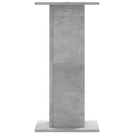 Plantestativer 2 Stk Betonggrå 30X30X60 Cm Konstruert Tre