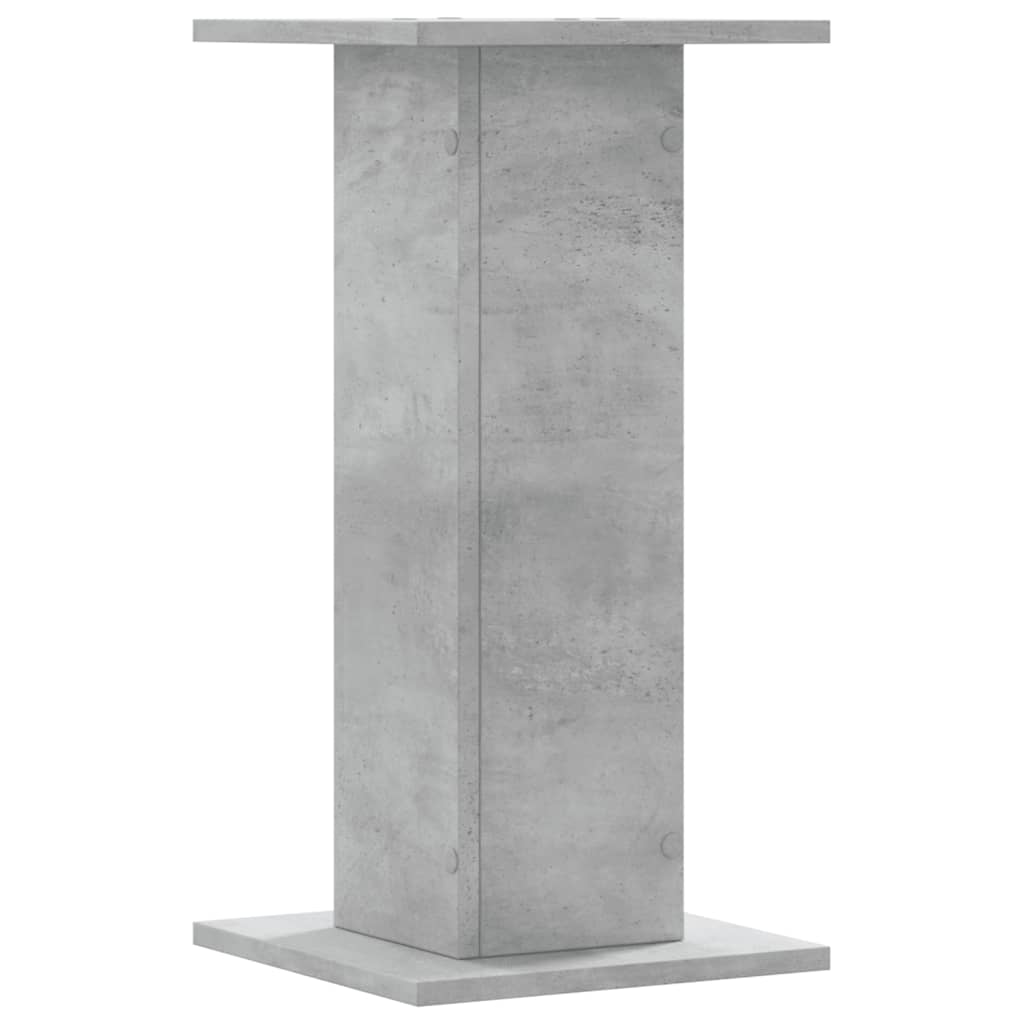 Plantestativer 2 Stk Betonggrå 30X30X60 Cm Konstruert Tre