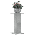 Plantestativer 2 Stk Betonggrå 30X30X60 Cm Konstruert Tre