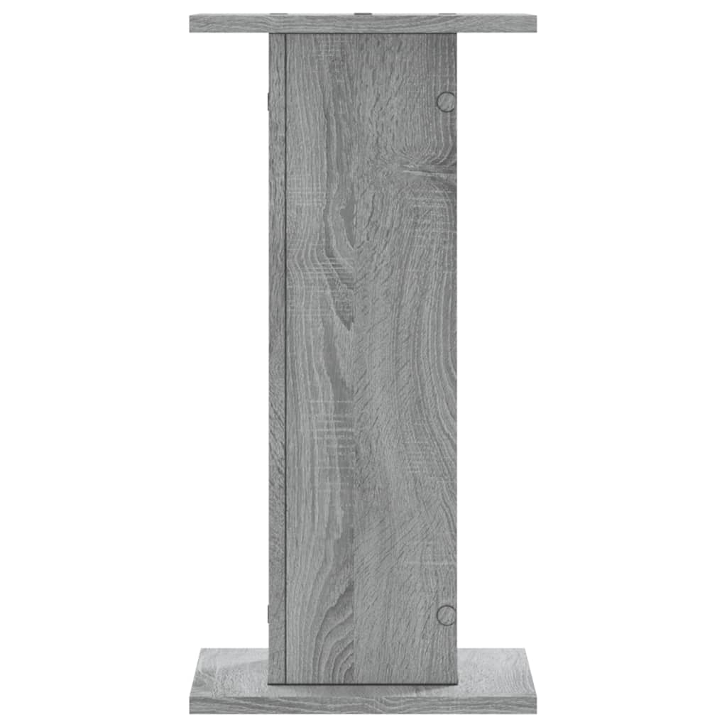 Plantestativer 2 Stk Grå Sonoma 30X30X60 Cm Konstruert Tre