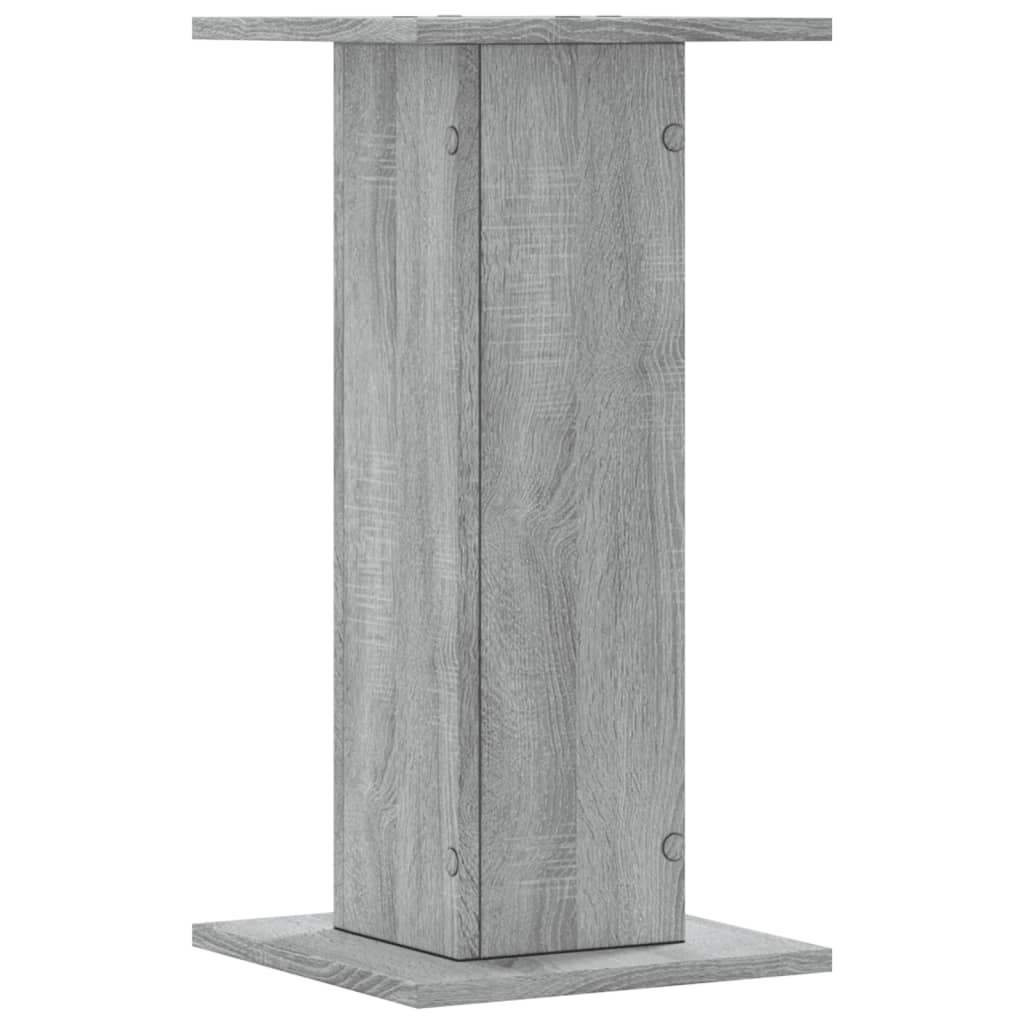 Plantestativer 2 Stk Grå Sonoma 30X30X60 Cm Konstruert Tre