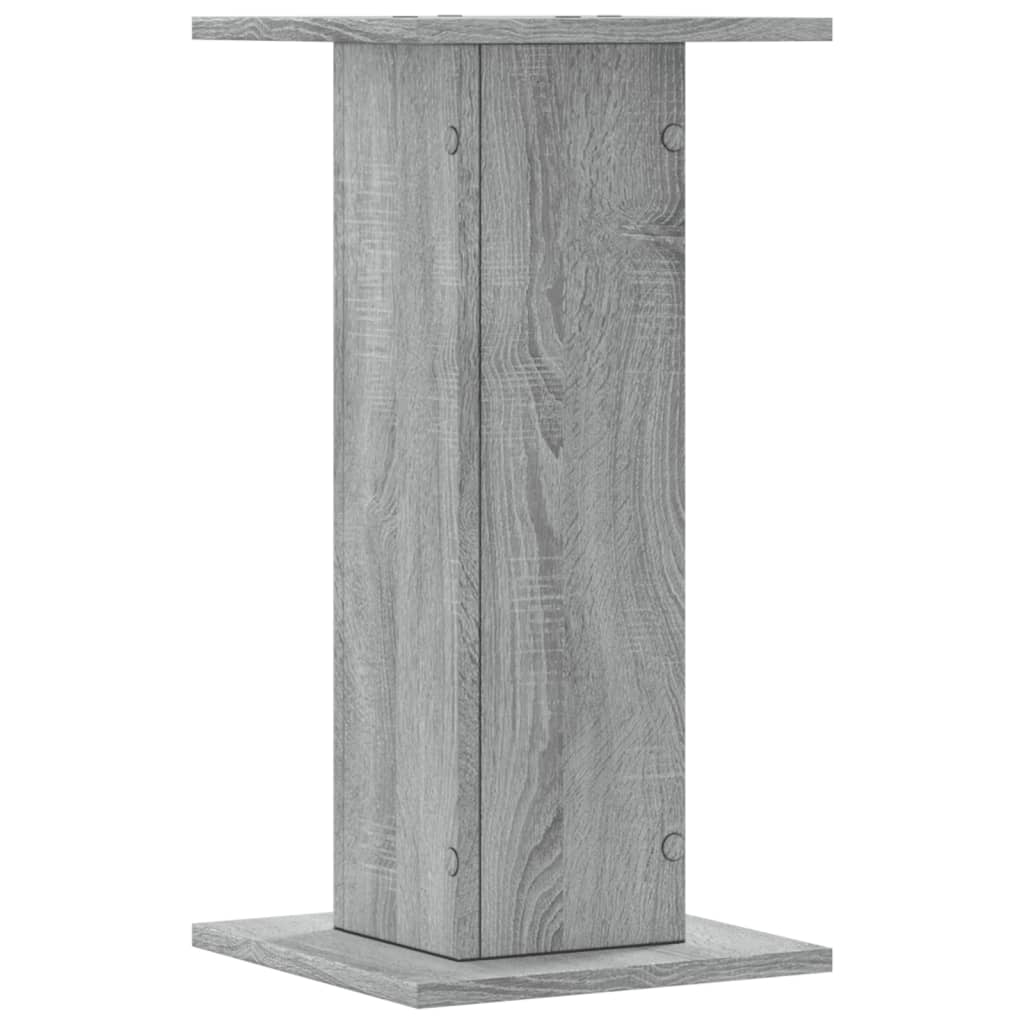 Plantestativer 2 Stk Grå Sonoma 30X30X60 Cm Konstruert Tre