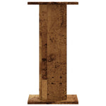 Plantestativer 2 Stk Gammelt Tre 30X30X60 Cm Konstruert Tre