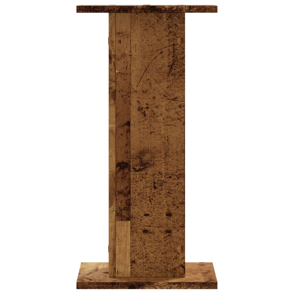 Plantestativer 2 Stk Gammelt Tre 30X30X60 Cm Konstruert Tre