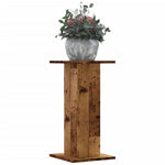 Plantestativer 2 Stk Gammelt Tre 30X30X60 Cm Konstruert Tre