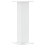 Plantestativer 2 Stk Hvit 30X30X80 Cm Konstruert Tre