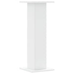 Plantestativer 2 Stk Hvit 30X30X80 Cm Konstruert Tre