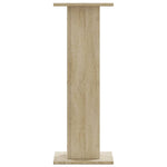 Plantestativer 2 Stk Sonoma Eik 30X30X80 Cm Konstruert Tre