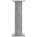 Plantestativer 2 Stk Grå Sonoma 30X30X80 Cm Konstruert Tre