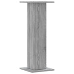 Plantestativer 2 Stk Grå Sonoma 30X30X80 Cm Konstruert Tre