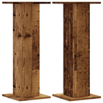 Plantestativer 2 Stk Gammelt Tre 30X30X80 Cm Konstruert Tre
