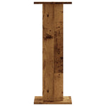 Plantestativer 2 Stk Gammelt Tre 30X30X80 Cm Konstruert Tre