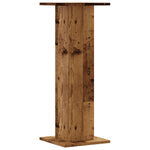 Plantestativer 2 Stk Gammelt Tre 30X30X80 Cm Konstruert Tre