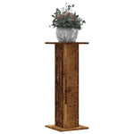Plantestativer 2 Stk Gammelt Tre 30X30X80 Cm Konstruert Tre