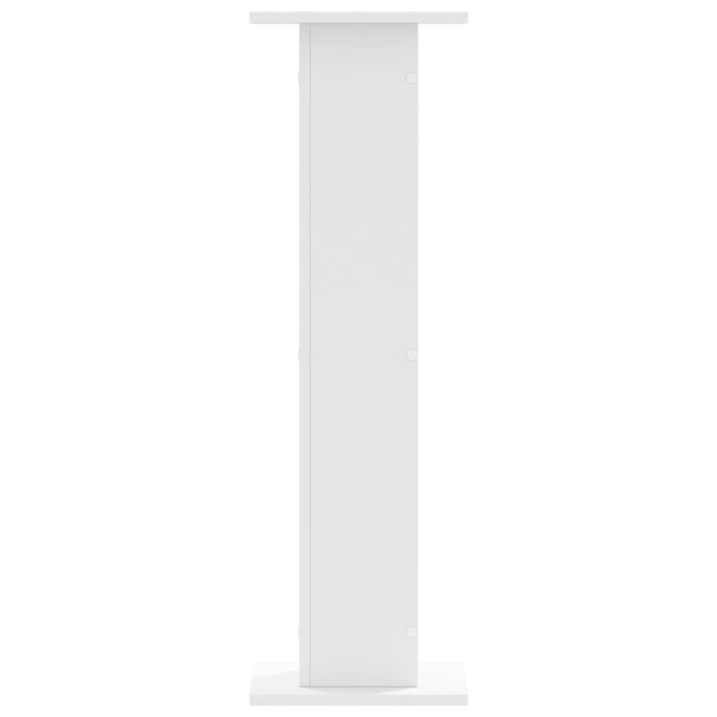Plantestativer 2 Stk Hvit 30X30X95 Cm Konstruert Tre