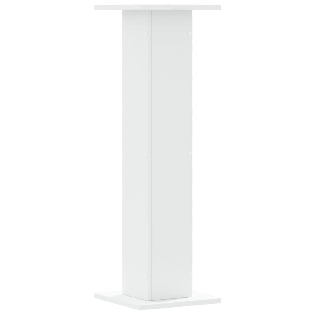 Plantestativer 2 Stk Hvit 30X30X95 Cm Konstruert Tre