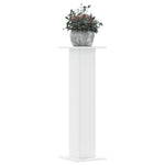 Plantestativer 2 Stk Hvit 30X30X95 Cm Konstruert Tre