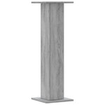 Plantestativer 2 Stk Grå Sonoma 30X30X95 Cm Konstruert Tre