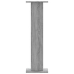 Plantestativer 2 Stk Grå Sonoma 30X30X95 Cm Konstruert Tre
