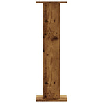 Plantestativer 2 Stk Gammelt Tre 30X30X95 Cm Konstruert Tre