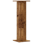 Plantestativer 2 Stk Gammelt Tre 30X30X95 Cm Konstruert Tre