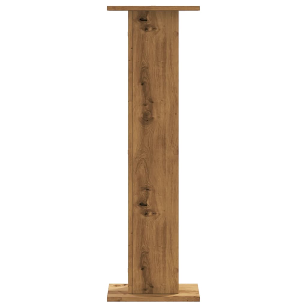 Plantestativer 2 Stk Artisan Eik 30X30X95 Cm Konstruert Tre