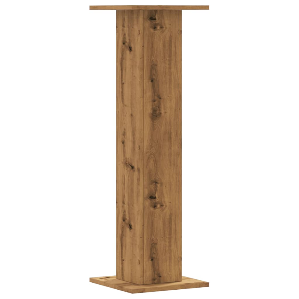 Plantestativer 2 Stk Artisan Eik 30X30X95 Cm Konstruert Tre