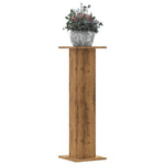 Plantestativer 2 Stk Artisan Eik 30X30X95 Cm Konstruert Tre