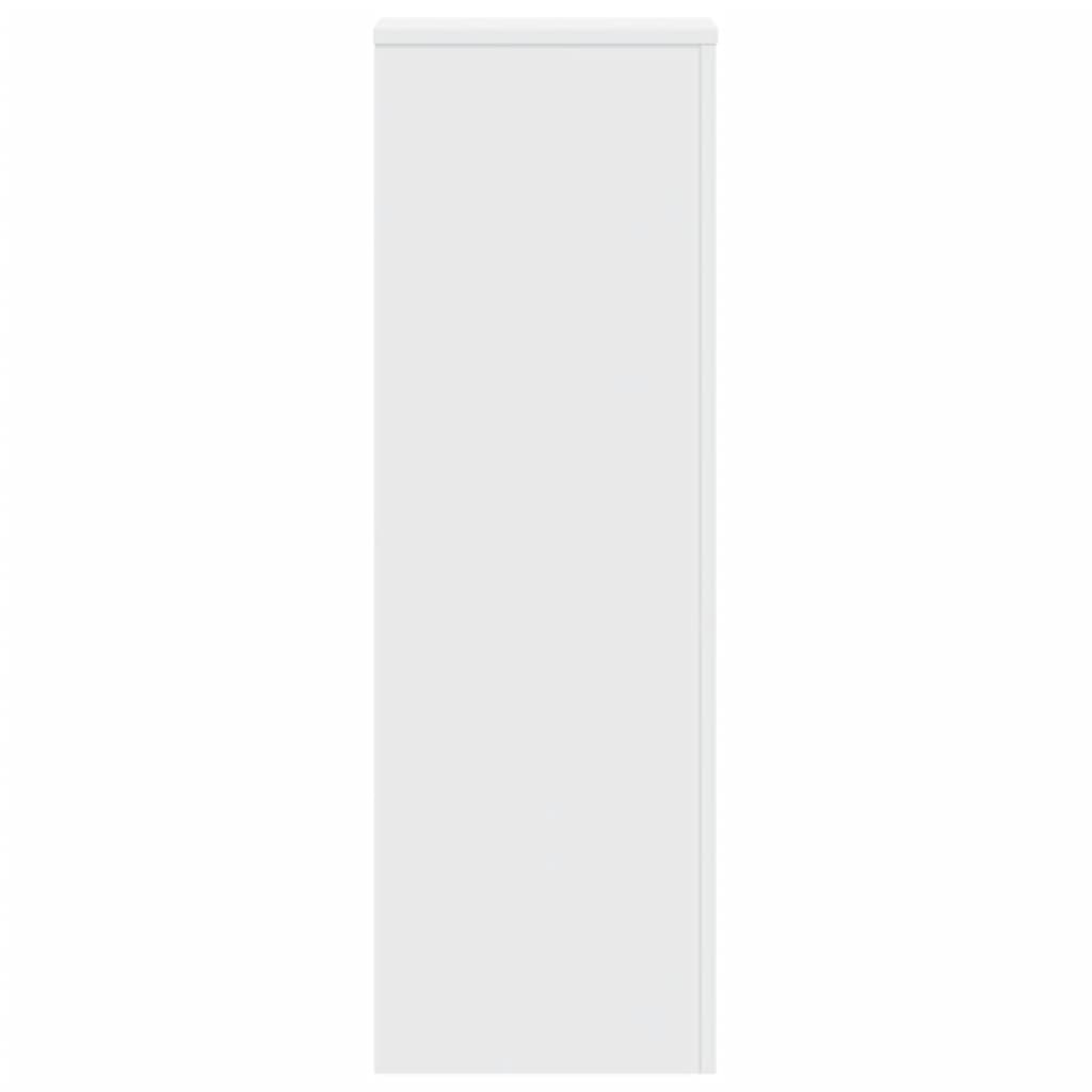 Plantestativer 2 Stk Hvit 33X33X100 Cm Konstruert Tre