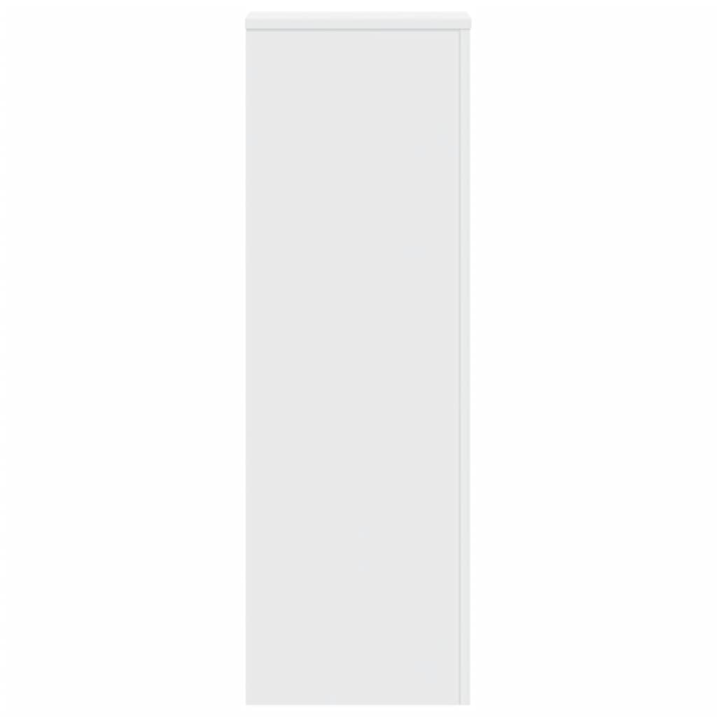 Plantestativer 2 Stk Hvit 33X33X100 Cm Konstruert Tre