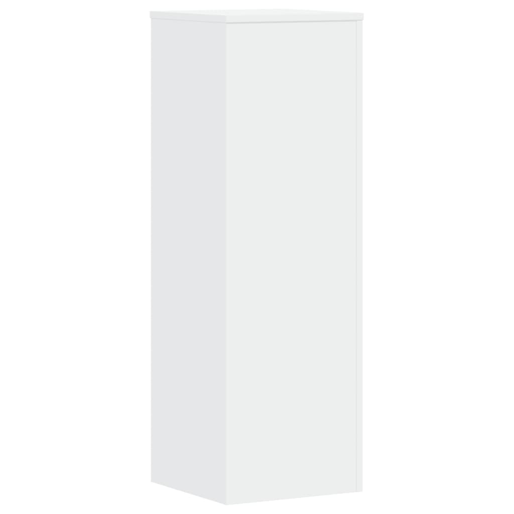 Plantestativer 2 Stk Hvit 33X33X100 Cm Konstruert Tre