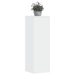 Plantestativer 2 Stk Hvit 33X33X100 Cm Konstruert Tre