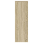 Plantestativer 2 Stk Sonoma Eik 33X33X100 Cm Konstruert Tre