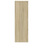 Plantestativer 2 Stk Sonoma Eik 33X33X100 Cm Konstruert Tre