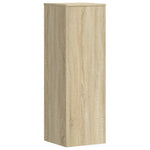 Plantestativer 2 Stk Sonoma Eik 33X33X100 Cm Konstruert Tre