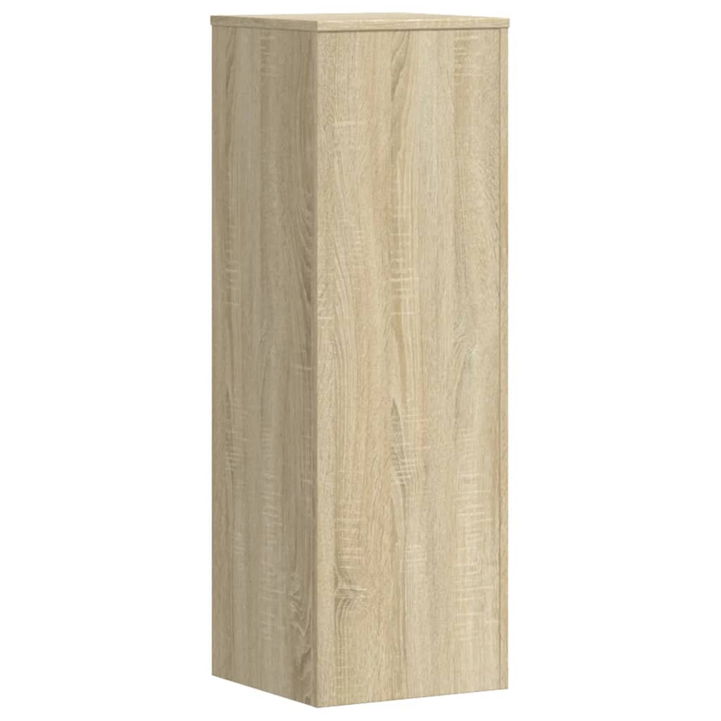 Plantestativer 2 Stk Sonoma Eik 33X33X100 Cm Konstruert Tre