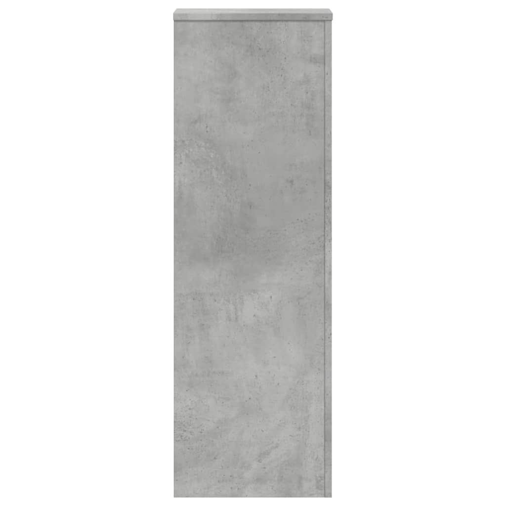 Plantestativer 2 Stk Betonggrå 33X33X100 Cm Konstruert Tre