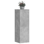 Plantestativer 2 Stk Betonggrå 33X33X100 Cm Konstruert Tre