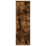 Plantestativer 2 Stk Røkt Eik 33X33X100 Cm Konstruert Tre
